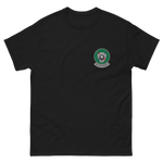 VFA-125 Rough Raiders Squadron Crest T-Shirt – front view, black
