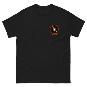 VFA-147 Argonauts Squadron Crest T-Shirt – front view, black