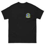 VP-4 The Skinny Dragons Crest T-Shirt – front view, black