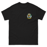 VP-8 Fighting Tigers Squadron Crest T-Shirt – front view, black