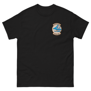VP-9 Golden Eagles Squadron Crest (1) T-Shirt – front view, black