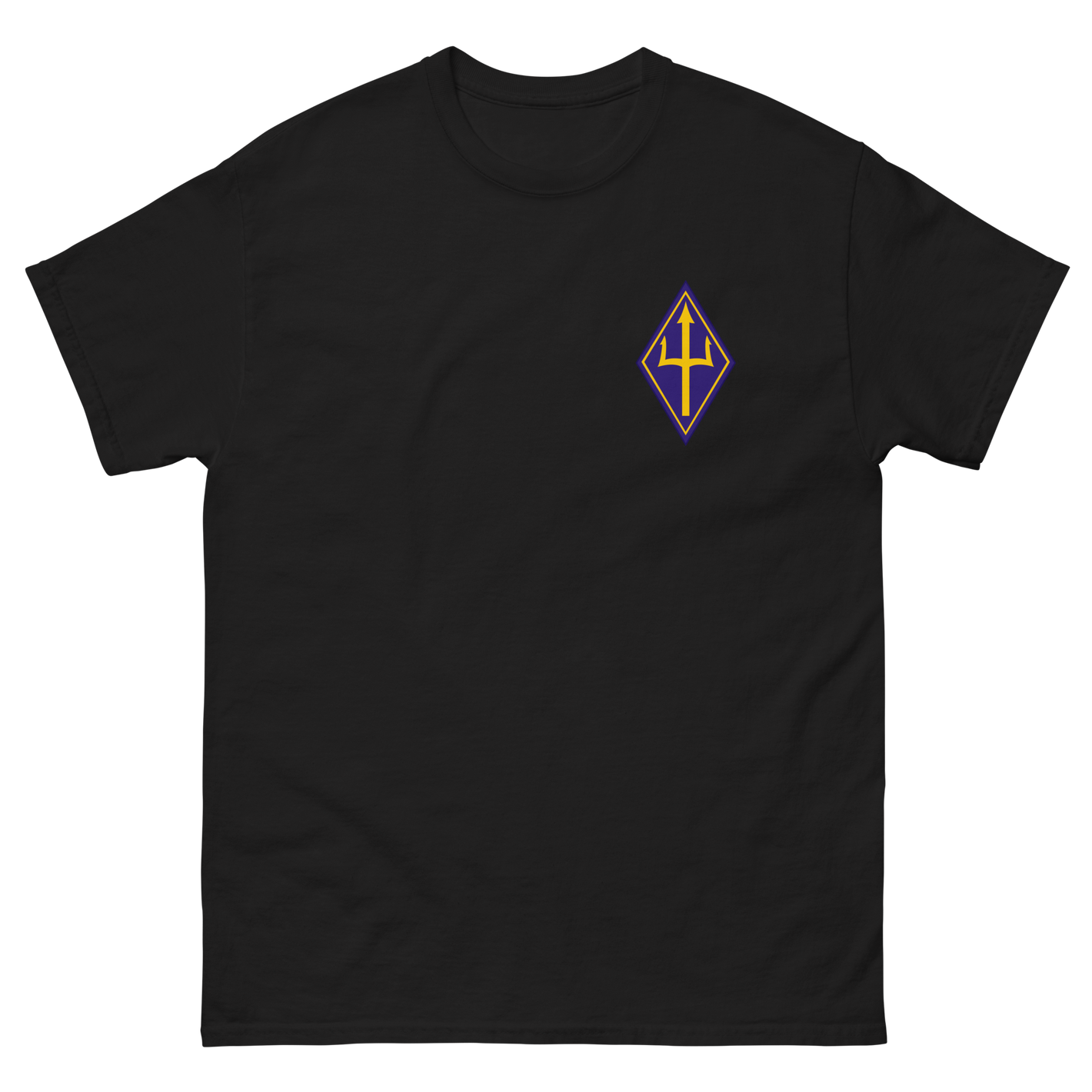 VP-26 Tridents Squadron Crest T-Shirt – front view, black