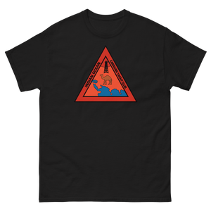 Indian Ocean Caravan Yacht Club T-Shirt – front view, black