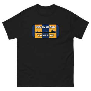Indian Ocean Yacht Club T-Shirt – front view, black