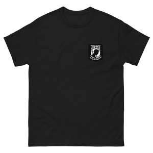 POW-MIA You are not forgotten T-Shirt – front view, black