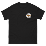 USS Essex (CVS-9) Ship's Crest T-Shirt – front view, black