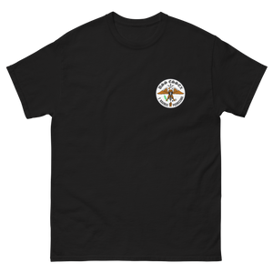 USS Essex (CVS-9) Ship's Crest T-Shirt – front view, black