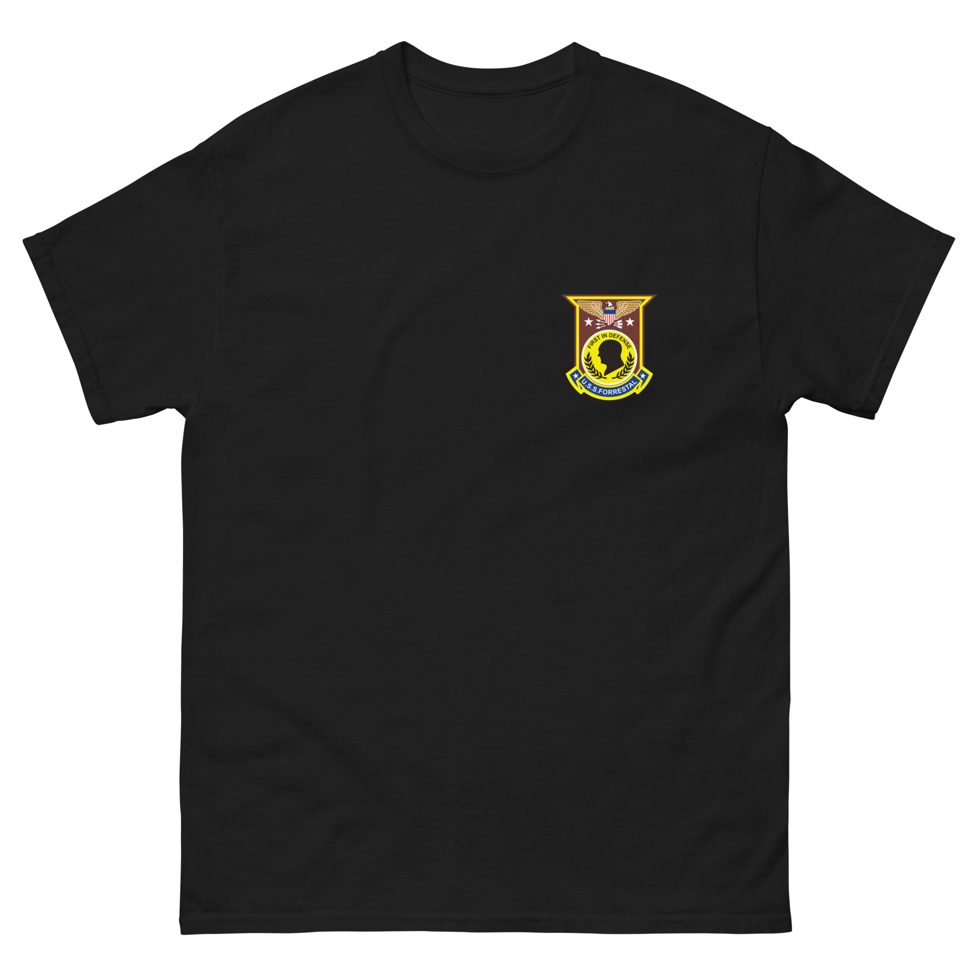 USS Forrestal (CVA/CV-59) Ship's Crest T-Shirt