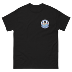 USS George Washington (CVN-73) Ship's Crest T-Shirt – front view, black