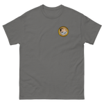 USS Abraham Lincoln (CVN-72) Ship's Crest Shirt – front view, charcoal