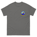 HM-14 The Vanguard Squadron Crest T-Shirt – front view, charcoal