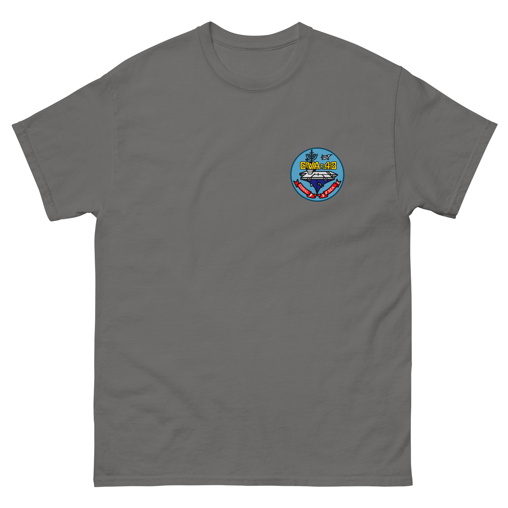 USS Coral Sea (CVA-43) Ship's Crest T-Shirt