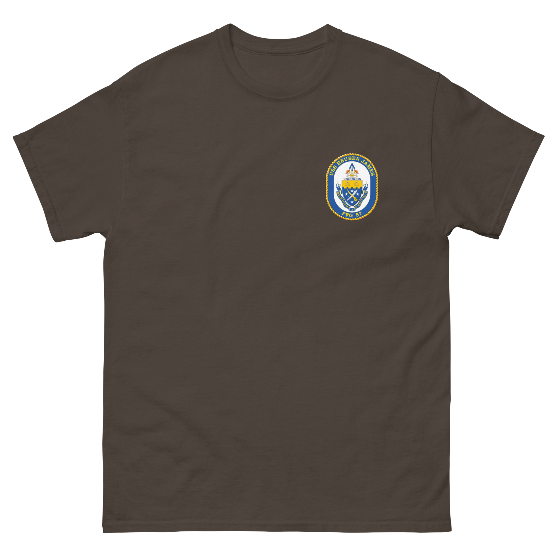 USS Reuben James (FFG-57) Ship's Crest Shirt – front view