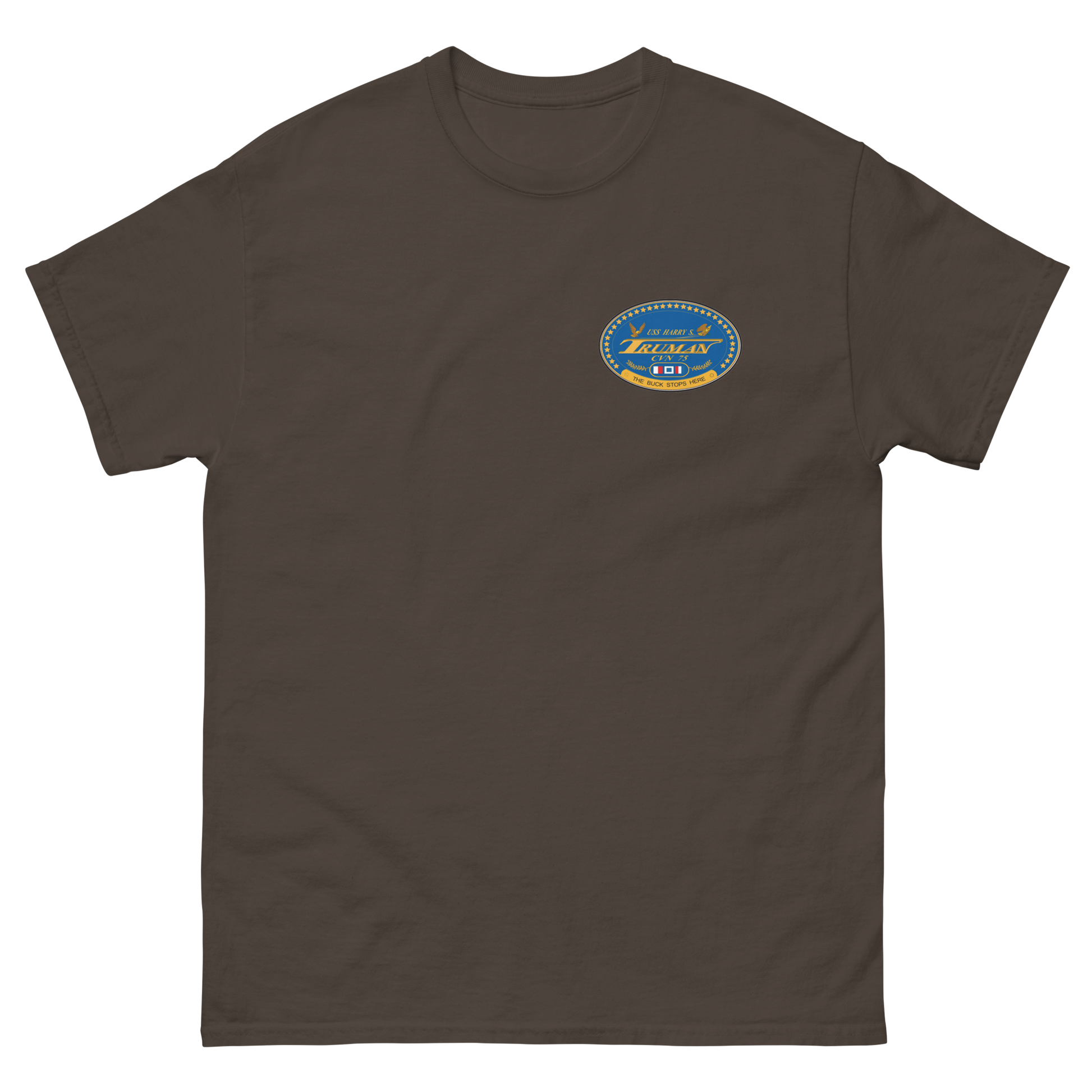 USS Harry S. Truman (CVN-75) Ship's Crest T-Shirt – front view