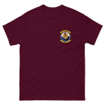 HSM-37 Easy Riders Squadron Crest T-Shirt – front view, maroon
