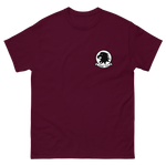 VAW-113 Black Eagles Squadron Crest T-Shirt – front view, maroon