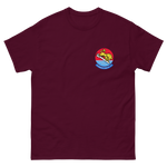 VFA-15 Valions Squadron Crest T-Shirt – front view, maroon