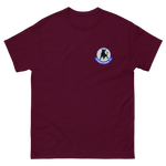 VFA-37 Ragin' Bulls Squadron Crest T-Shirt – front view, maroon