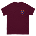 VFA-81 Sunliners Squadron Crest T-Shirt – front view, maroon