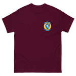 VFA-106 Gladiators Squadron Crest T-Shirt – front view, maroon