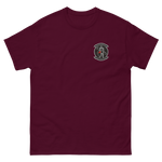 VFA-154 Black Knights Squadron Crest T-Shirt – front view, maroon