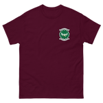 VFA-195 Dambusters Squadron Crest T-Shirt – front view, maroon