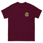 VFA-204 River Rattlers Squadron Crest T-Shirt – front view, maroon
