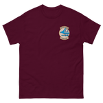 VP-9 Golden Eagles Squadron Crest (1) T-Shirt – front view, maroon
