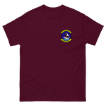 VP-9 Golden Eagles Squadron Crest (2) T-Shirt – front view, maroon