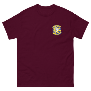 VRC-30 Providers Squadron Crest T-Shirt – front view, maroon