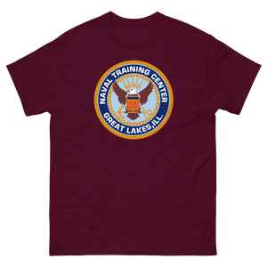 NTC Great Lakes Crest T-Shirt – front view, maroon