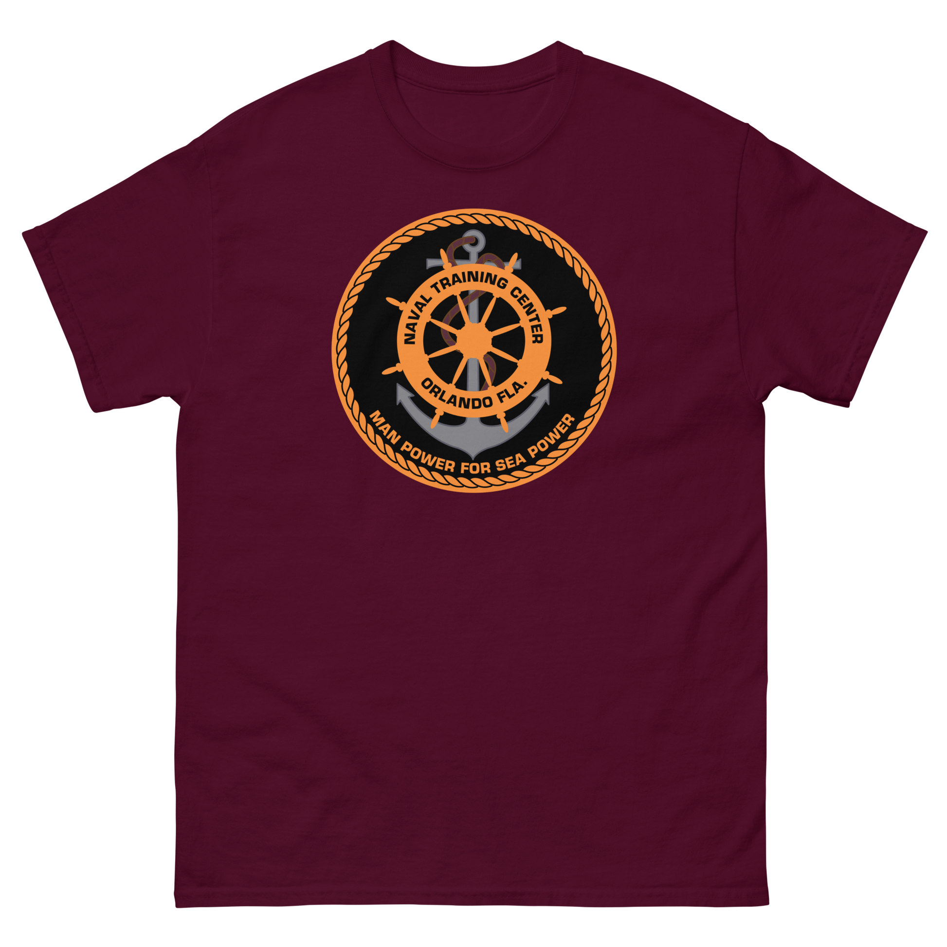NTC Orlando T-Shirt – front view, maroon