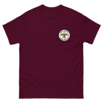 USS Essex (CVS-9) Ship's Crest T-Shirt – front view, maroon