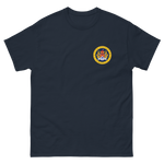 USS America (CVA/CV-66) Ship's Crest Shirt – front view, navy