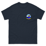 HM-14 The Vanguard Squadron Crest T-Shirt – front view, navy