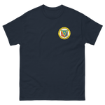 USS Peleliu (LHA-5) Ship's Crest T-Shirt – front view, navy