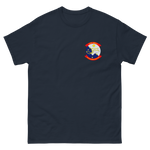 HSC-2 Fleet Angels Squadron Crest T-Shirt – front view, navy