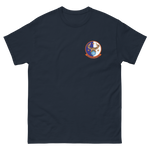 HSC-3 Merlins Squadron Crest T-Shirt – front view, navy