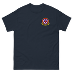 HSC-4 Black Knights Squadron Crest Shirt – front view, navy