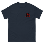 HSC-9 Tridents Squadron Crest T-Shirt – front view, navy