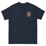 HSC-12 Golden Falcons Squadron Crest T-Shirt – front view, navy