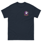 HSC-14 Chargers Squadron Crest T-Shirt – front view, navy