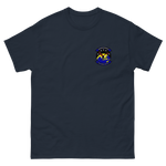 HSC-25 Island Knights Squadron Crest T-Shirt – front view, navy
