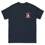 HSM-51 Warlords Squadron Crest T-Shirt – front view, navy