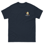 VAQ-136 Gauntlets Squadron Crest T-Shirt – front view, navy