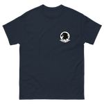 VAW-113 Black Eagles Squadron Crest T-Shirt – front view, navy