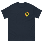 VFA-25 Fist of the Fleet Squadron Crest T-Shirt – front view, navy