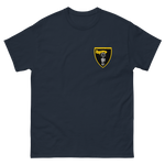 VFA-27 Royal Maces Squadron Crest T-Shirt – front view, navy