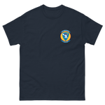 VFA-106 Gladiators Squadron Crest T-Shirt – front view, navy