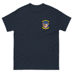 VFA-122 Flying Eagles Squadron Crest T-Shirt – front view, navy